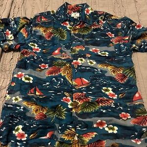 Bugle Boy Floral Blue Shirt
